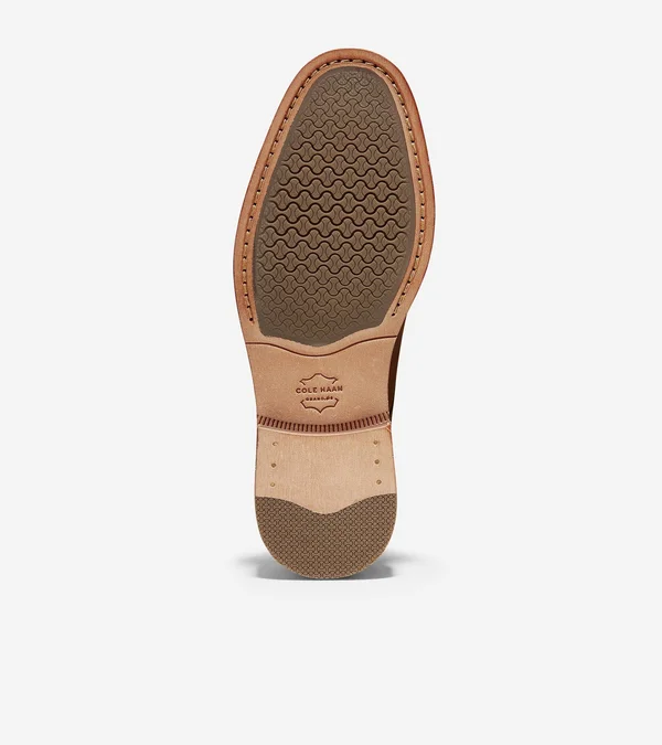 Cole Haan Feathercraft Grand Blucher Oxford Men's Shoes British Tan : 7.5 W - Wide