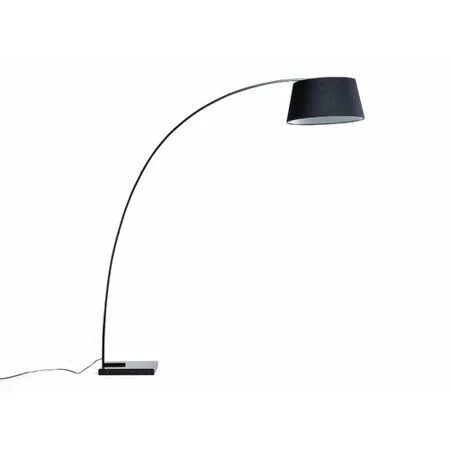Theodora 74x22 Arched Floor Lamp Wrought Studio Finish: Black