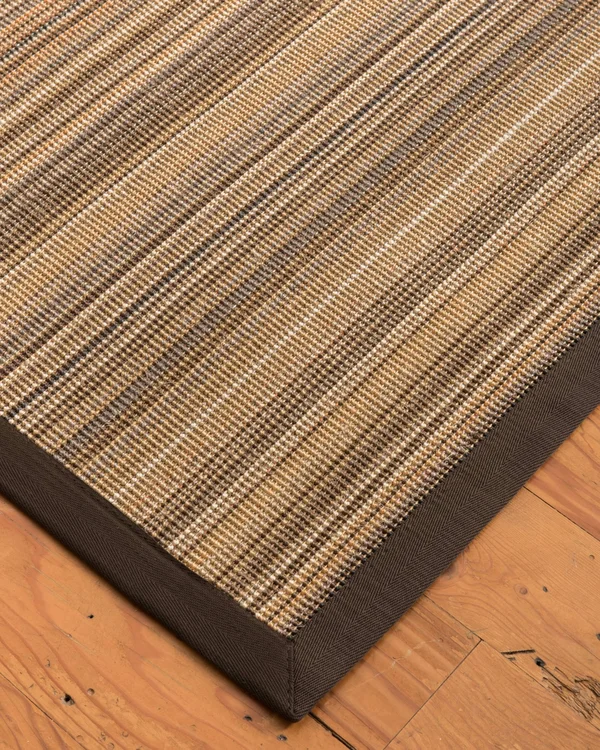 Natural Area Rugs Lugano - Brown/Multi Sisal Rug, 5& x 8&