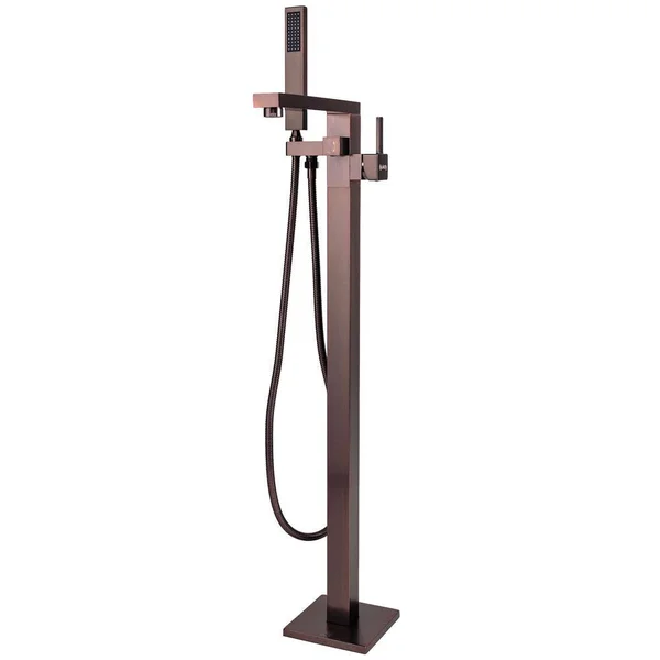 AKDY TF0048 Single Handle Floor Mounted Clawfoot Tub Faucet