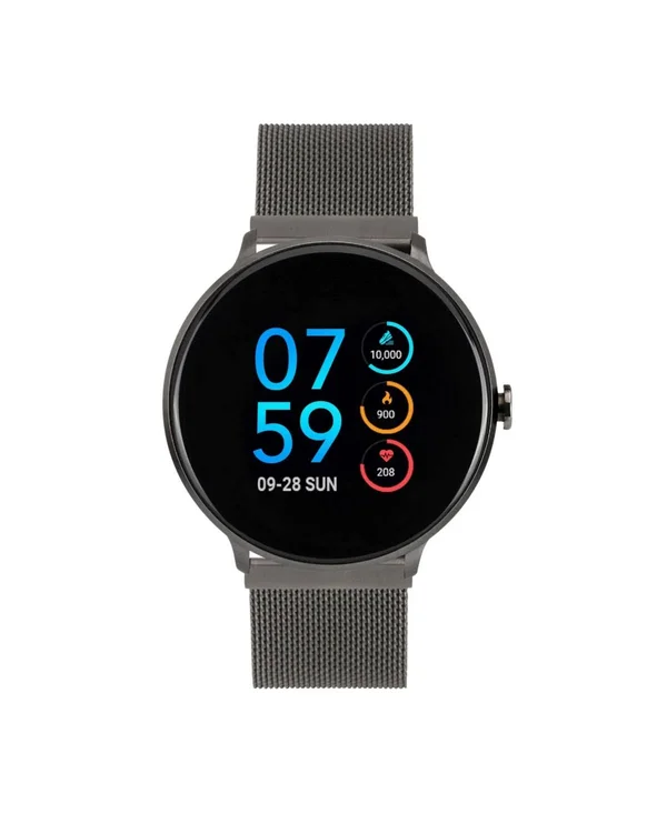 iTouch Sport Mesh Strap Smartwatch with Pedometer - Black Mesh