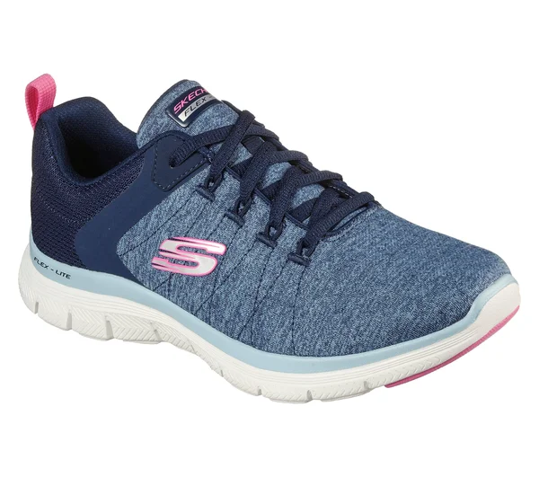 Skechers Women's Flex Appeal 4.0 Sneaker, Navy/Blue