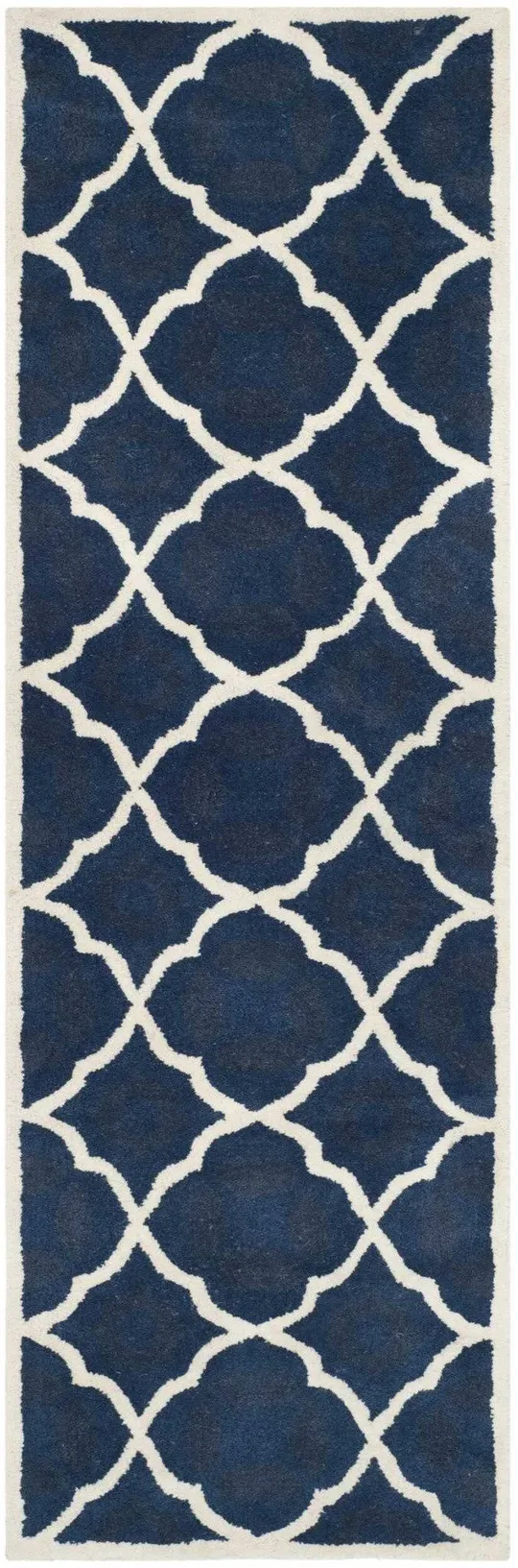Safavieh Chatham Blue & Ivory 5& x 5& Round Rug