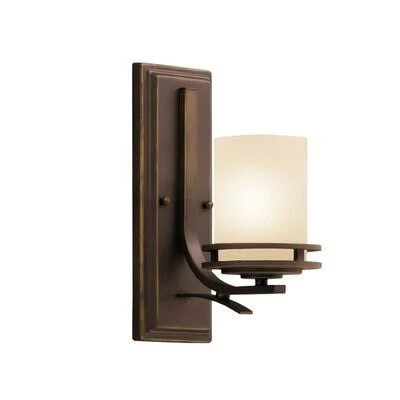 Chesire 1 - Light Dimmable Armed Sconce Winston Porter Finish: Olde Bronze