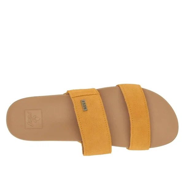 Reef Cushion Bounce Vista Suede (Mustard) Women's Sandals