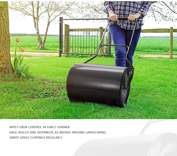 Tacklife Lawn Roller - Tow Behind Water Filled Roller Push 16 by 20-inch Hr60l