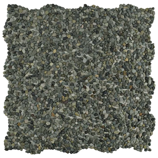 SomerTile PGYPMOL Caillou Mini Pebble Stone Mosaic Floor and Wall Tile, 12.25x22 x 12.25
