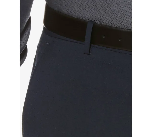 Perry Ellis Men's Black Slim Fit Pant