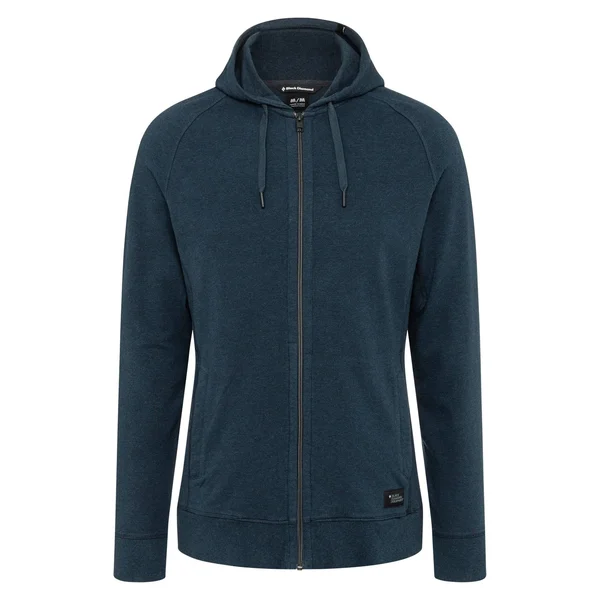 Black Diamond Basis Full Zip Hoody - Men's Eclipse Heather - M