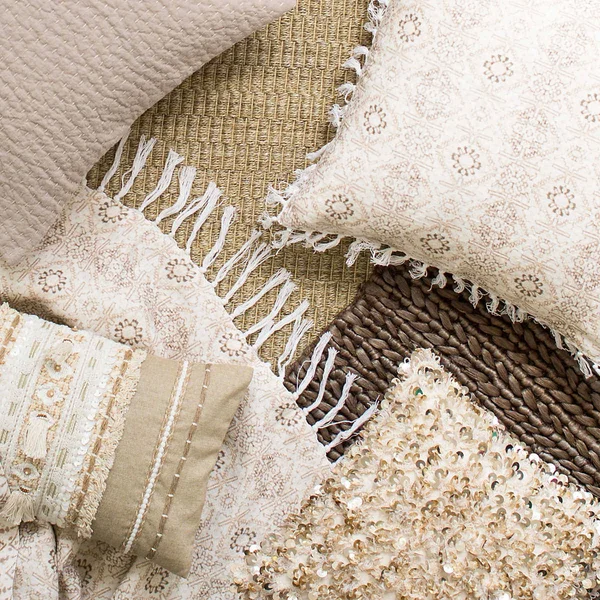 Pine Cone Hill Bolly Decorative Cotton Throw Pillow