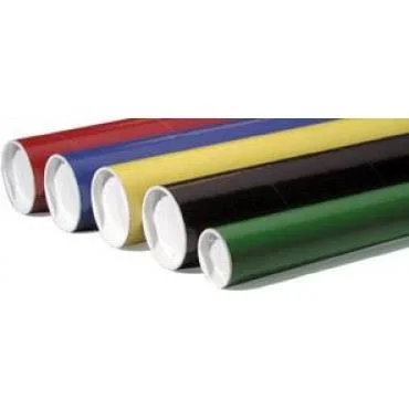 3x22 x 18x22 Capped Mailing Tubes, Green, 24/Carton (P3018GR)