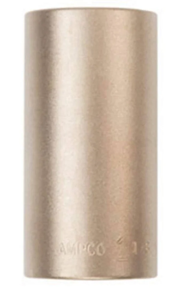Ampco Dw-1/2D8Mm Socket, Almn BRZ, Natural, 8 mm