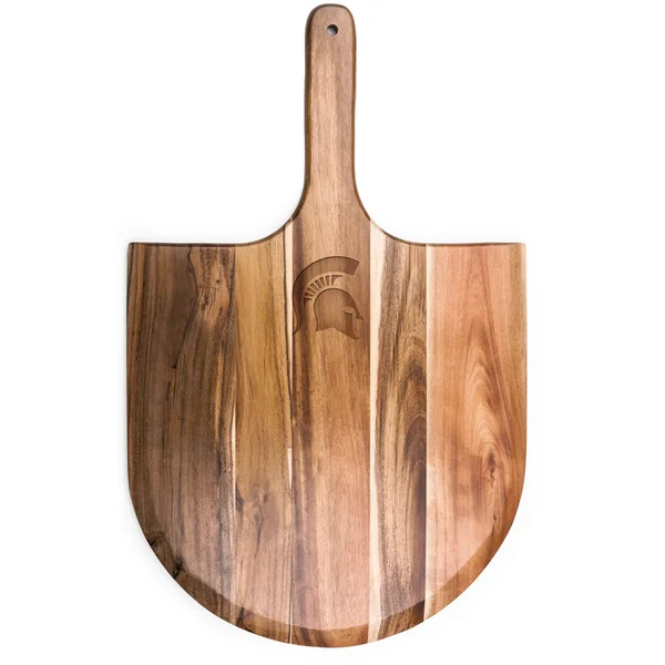 Michigan State Spartans Acacia Pizza Peel, 22.3" x 13.8"