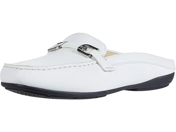 Women's Geox Annytah Loafer Mule, Size 10US - White