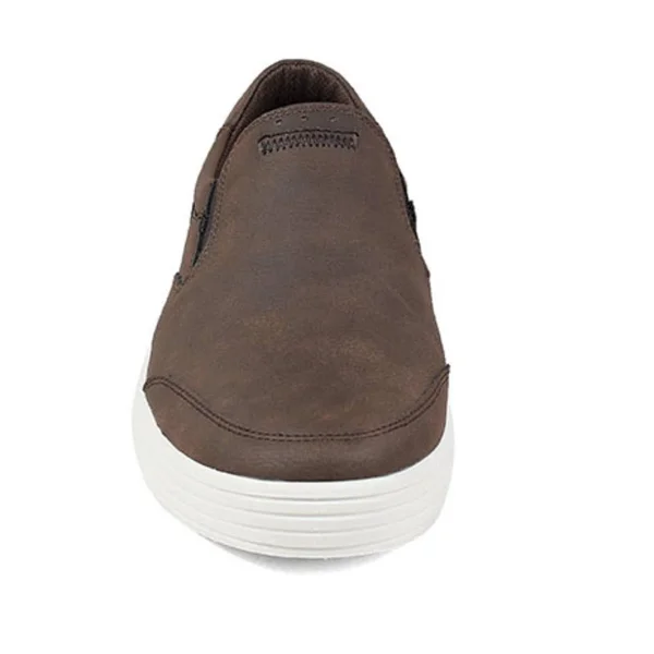 Men's Nunn Bush Kore City Walk Moc Toe Slip On - Size: 12, Brown