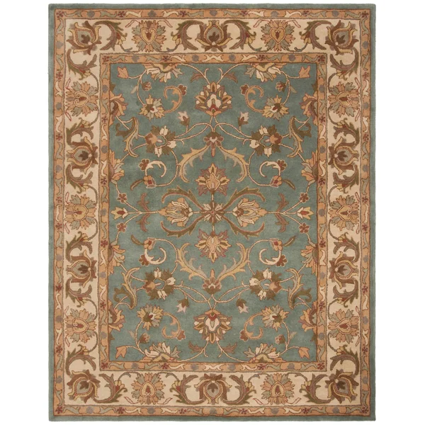 Safavieh Heritage HG811A Green - Gold 9& x 12& Area Rug