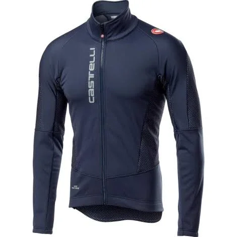 Castelli Mortirolo V Jacket - Dark Gray/Yellow Fluo - M