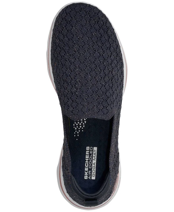 Skechers Women's GOwalk 5 Brave Slip-On - Navy/Gold