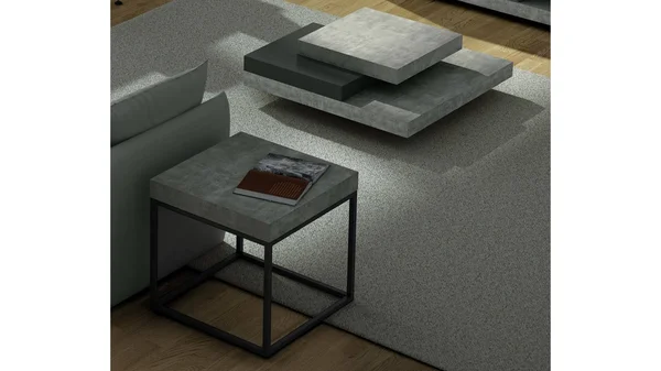 Zuri Furniture Zion Coffee Table - Matte Black