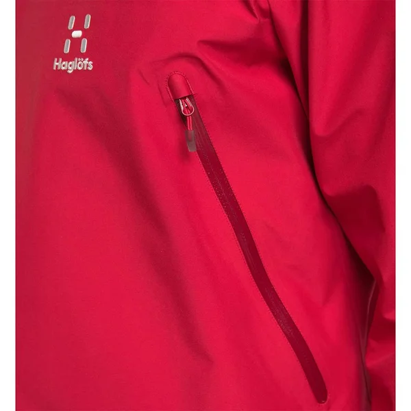Hagl鰂s Roc GORE-TEX Jacket Scarlet Red - S