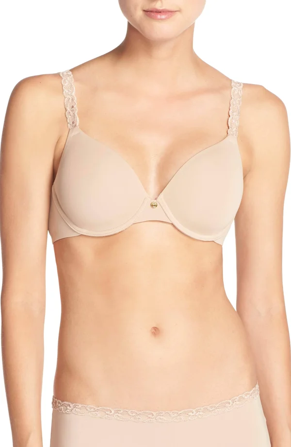 Natori Pure Luxe Contour Underwire Bra - Cafe, 34G
