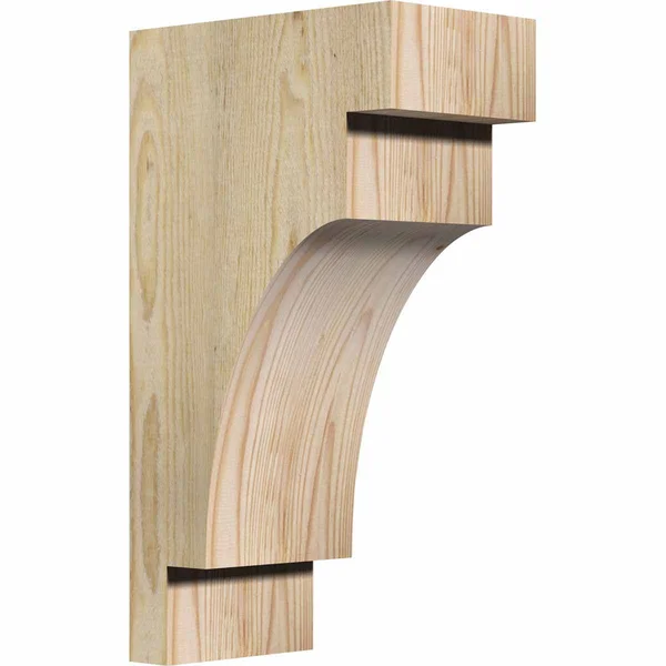 6x22W x 10x22D x 18x22H Mediterranean Rough Sawn Corbel - Douglas Fir