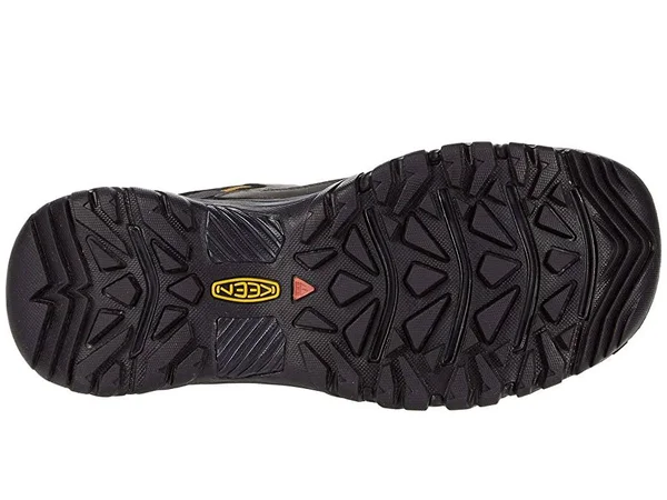 Keen Men's Targhee III Casual Shoe - 7.5 - Black Olive, Harvest Gold