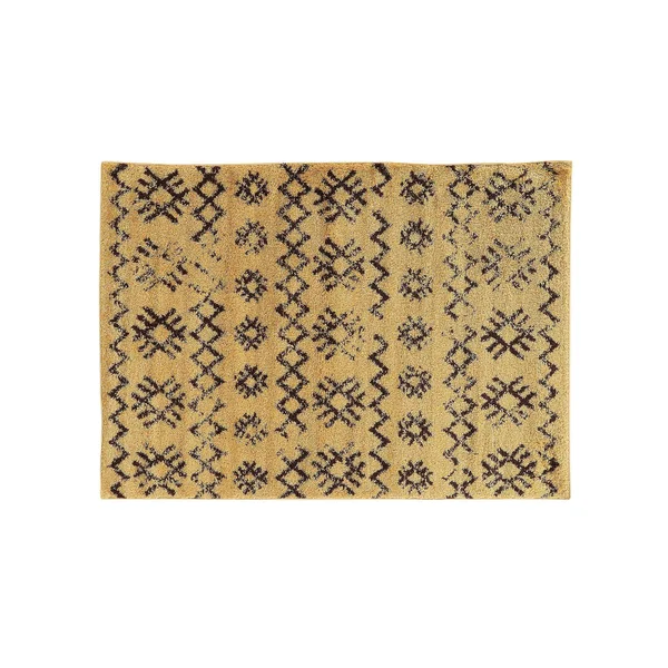 Linon Moroccan Mekenes Rug - 8& x 10& - Camel/Brown