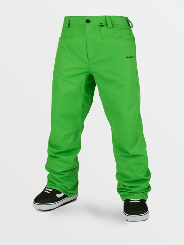 Volcom Men's Carbon Ergo Relaxed Fit Snowboard Pant - Green, Xs