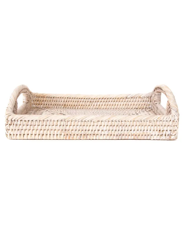 Artifacts Trading Company Rectangular Vanity Tray - Off-White