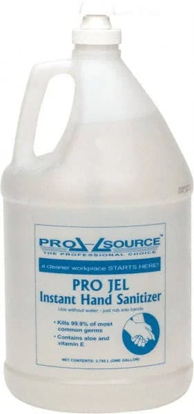 GoVets - Qty 4, PRO-SOURCE 1 Gal Pump Bottle Gel Hand Sanitizer