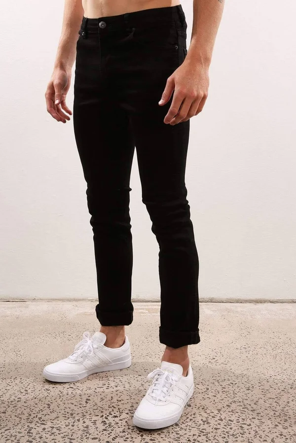 R1 Skinny Black, W33/L33, Black