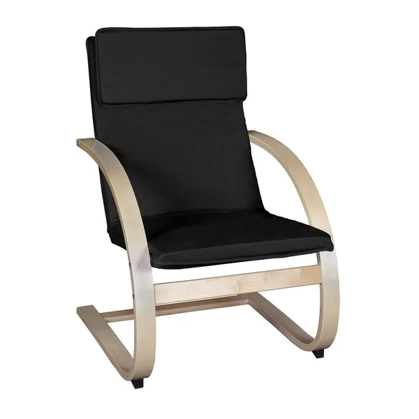 Mia Bentwood Chair - Natural/ Red