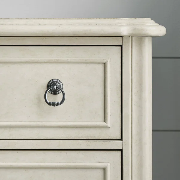 Homestyles Provence Antiqued White 3 Drawer Chest - 5502-41