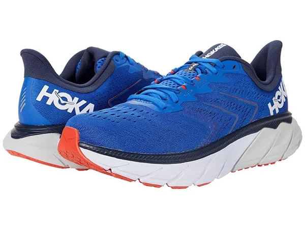 Hoka Men's Arahi 5 Turkish Sea, White, 7, M