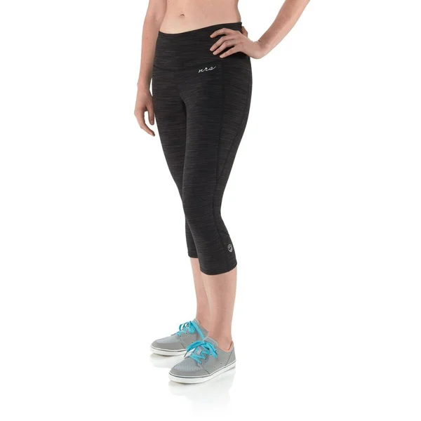 NRS Women's HydroSkin 0.5 Capris L - Moroccan Blue