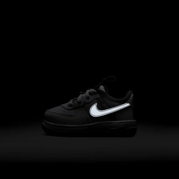 Nike Force 1 LV8 White/Black Toddler Boys& Shoes - Size: 7