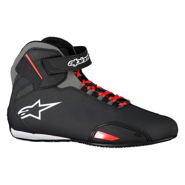 Alpinestars Sektor Shoes - Black/Red - 7.5