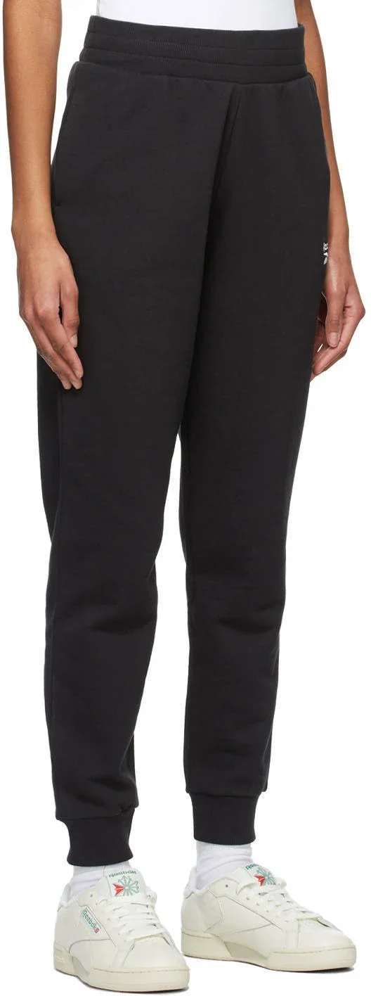 Reebok Classics Black French Terry Classic Lounge Pants