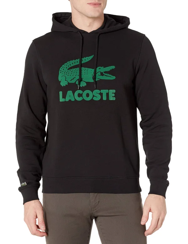 Lacoste Men's Fleece Printed Logo Hoodie - XL - 6