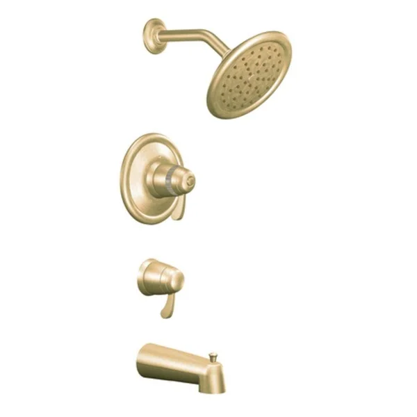 Moen TS3450 Brushed Bronze Double Handle Tub and Shower Trim