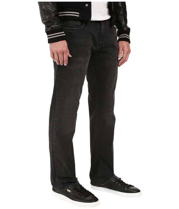 Mavi Men's Zach Straight Leg in Grey Williamsburg, Men's Jeans