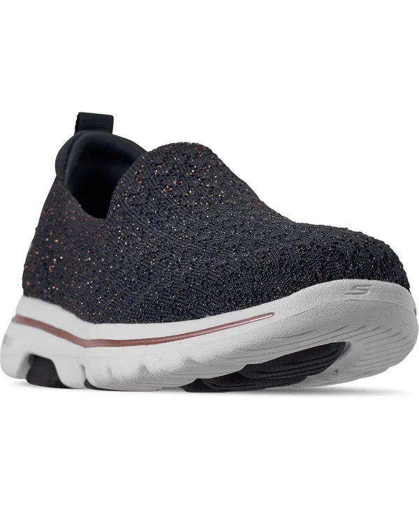 Skechers Women's GOwalk 5 Brave Slip-On - Navy/Gold