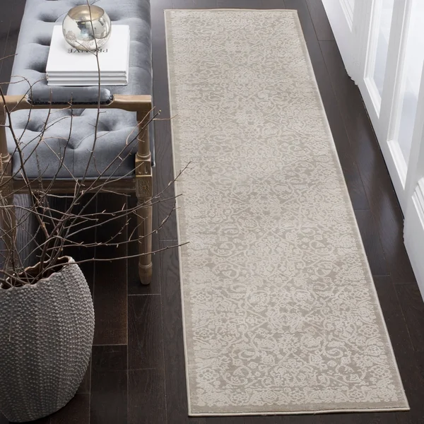Safavieh PRN714G Princeton Grey, Beige Area Rug - 5& x 5& Round