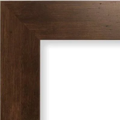 Wide Smooth Picture Frame Color: Mocha Brown, Size: 20x22 x 30x22