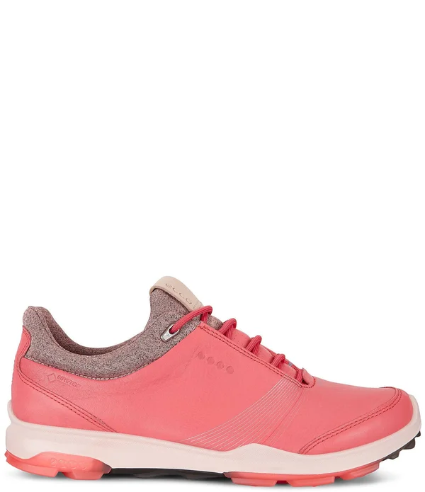 Ecco Women's Biom Hybrid 3 GTX Golf Shoes - Oyster/Muted Clay