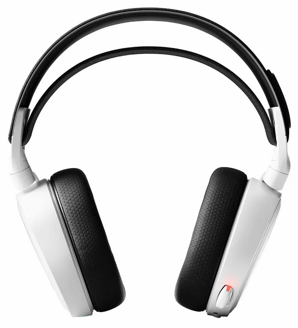 SteelSeries Arctis 7 - Wireless Gaming Headset - DTS Headphone:X V2.0 Surround for PC and PlayStation 4 - White [2019 Edition]