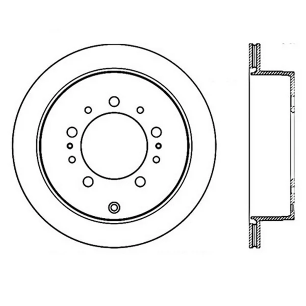 StopTech Slotted & Drilled Sport Brake Rotor (127.44157L)