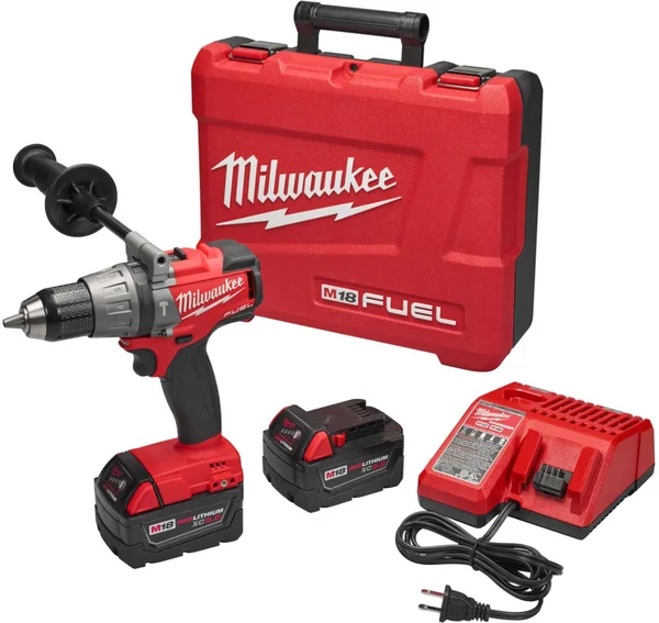 Milwaukee 2704-22 M18 Fuel 1/2x22 Hammer Drill/Driver Kit