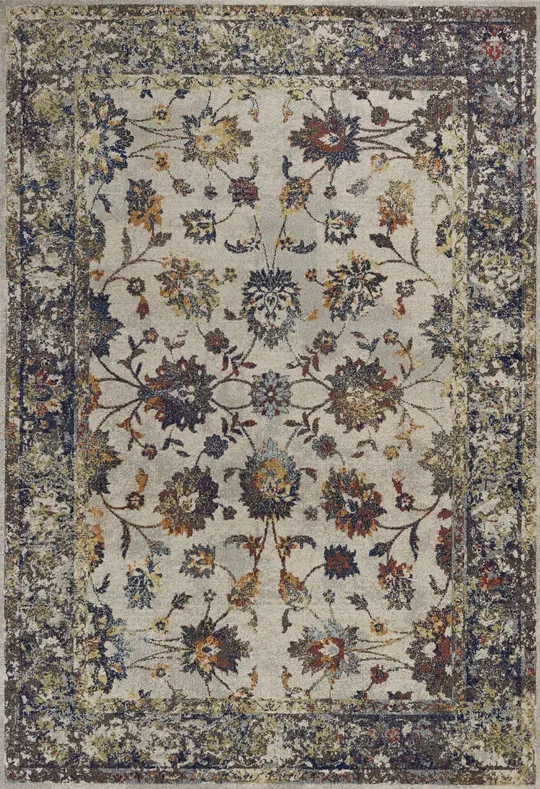 Kas Corsica 7855 Grey Rania Rug - 3 ft 3 in x 4 ft 11 in
